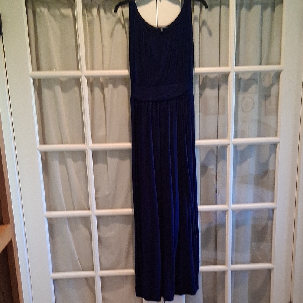 Chic Deep Blue Maxi Dress